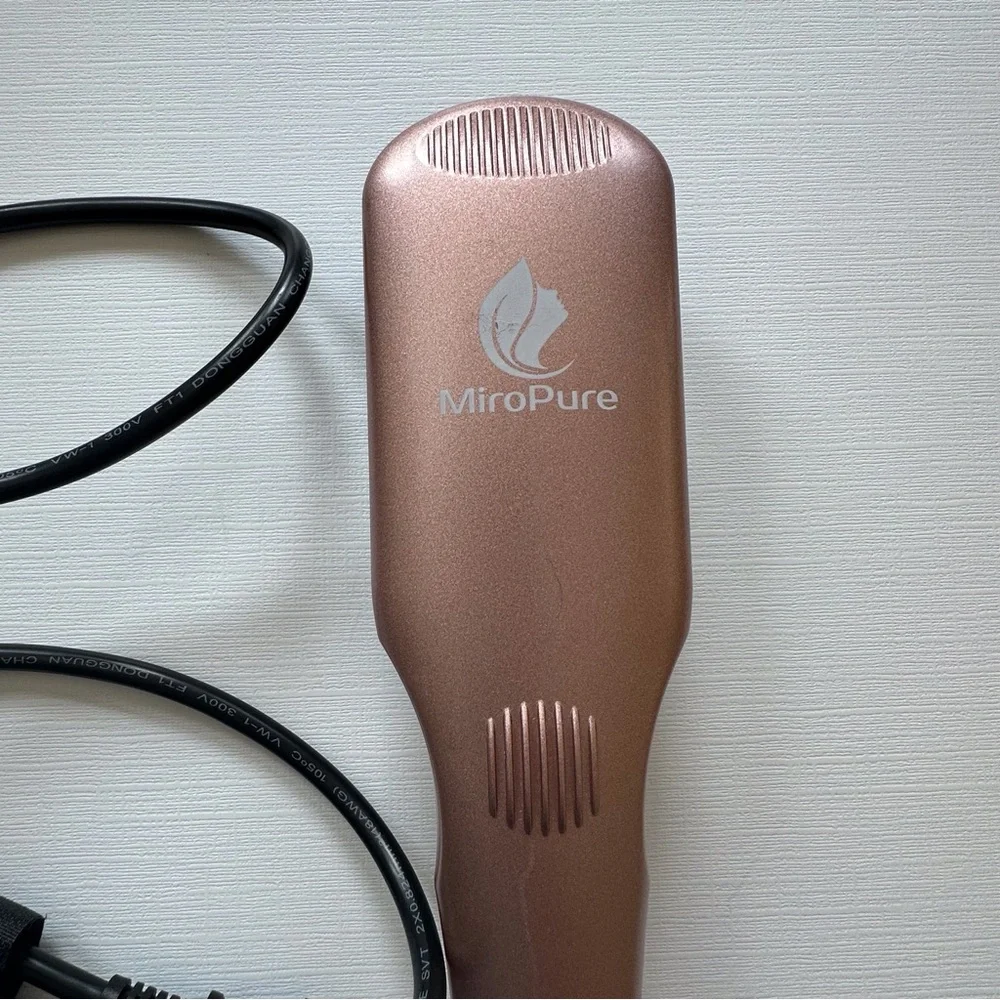 Miropure Hair Straightener Heat Brush Model S102‎ Auto Temp Auto Off Function